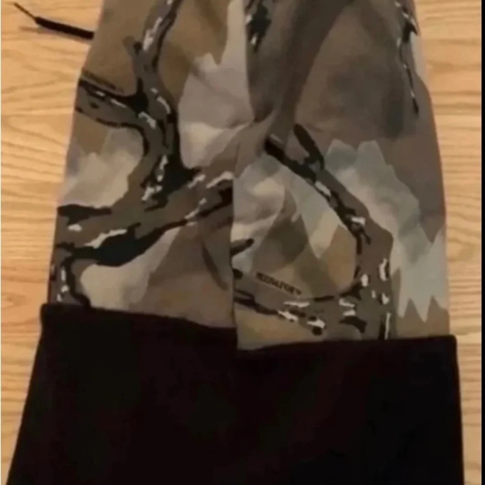 Hunting stocking hat lined Camo hoodie one size mens